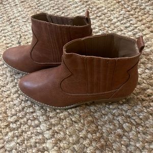 Brown booties • Size 11 • Never worn
